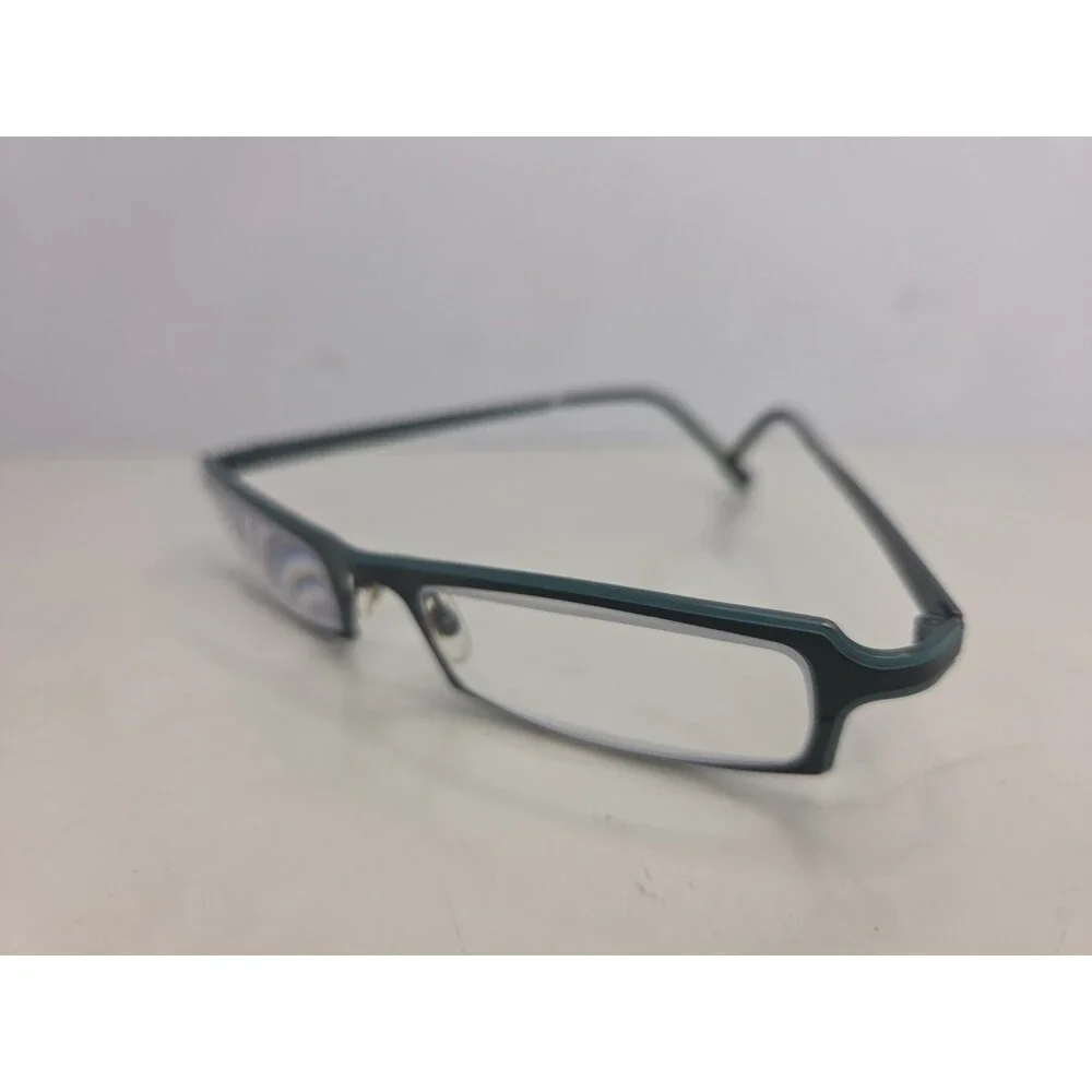 Vintage PRO DESIGN DENMARK 1335 PURE TITANIUM EYEGLASS Frames Only Turquoise